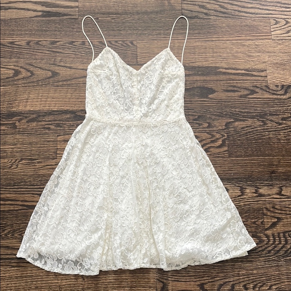 Zara Lace Backless Dress